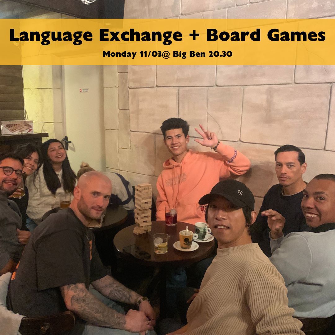 Monday Language Exchange + Board Games