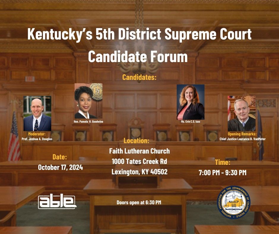 Supreme Court Candidates Forum