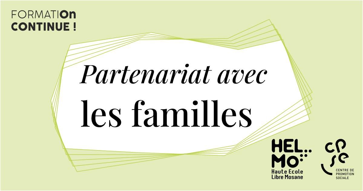 Formation Continue : Partenariat avec les familles