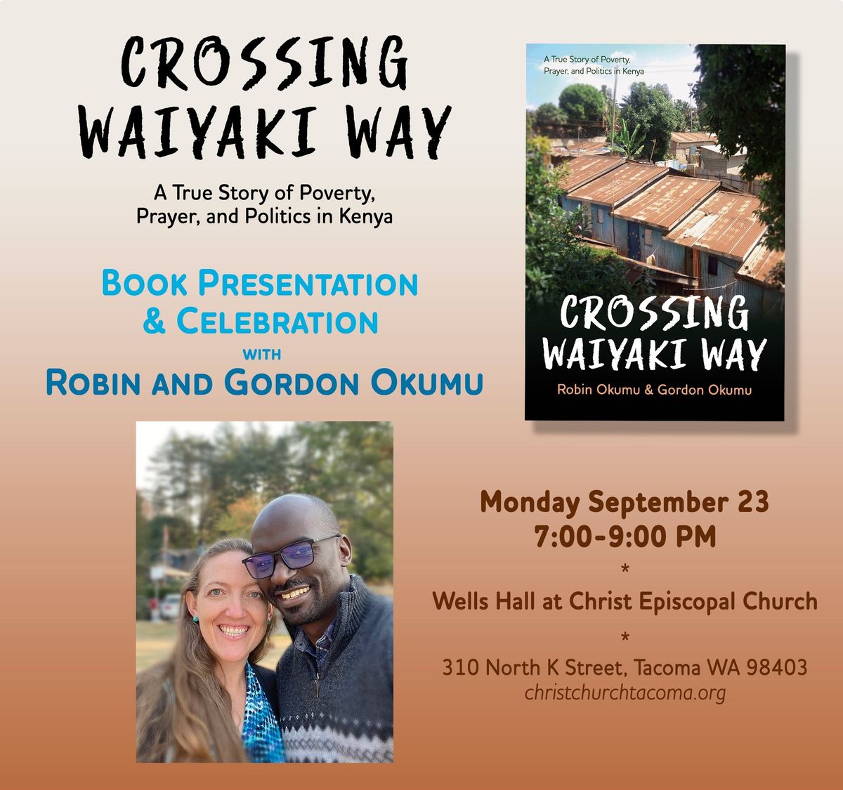 Book Presentation with Robin and Gordon Okumu