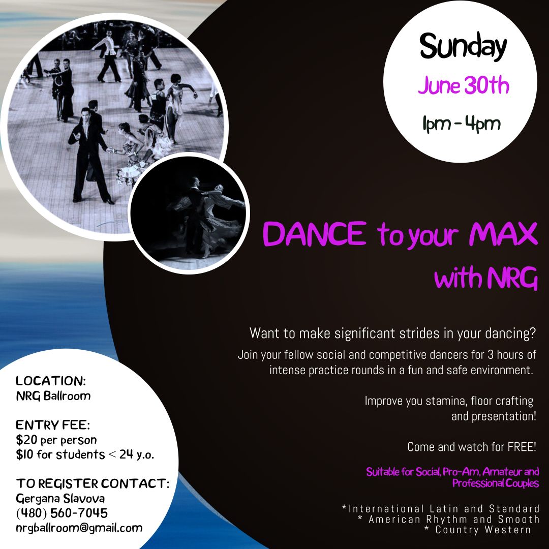 Dance to your MAX with NRG 