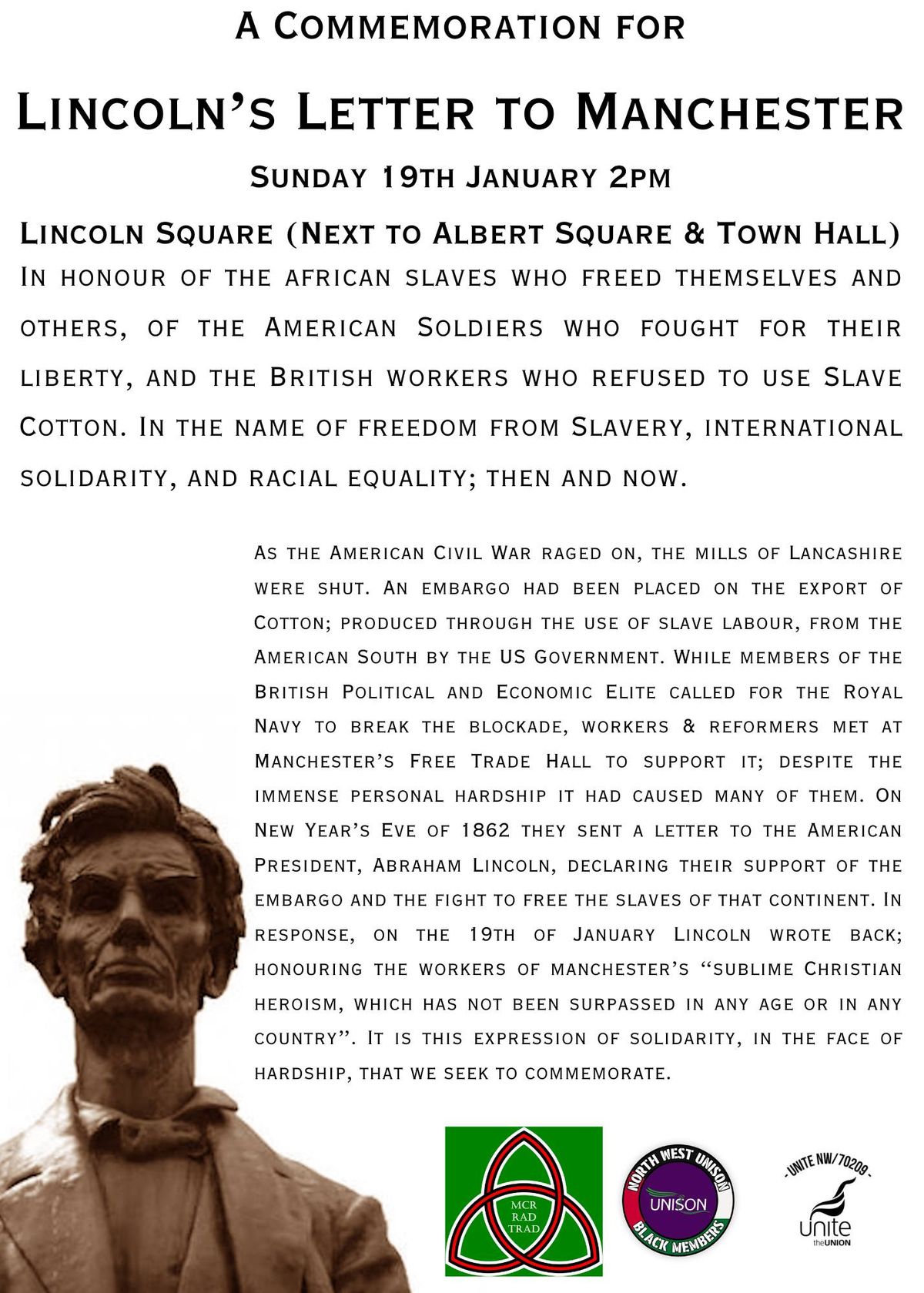 Lincoln Letter Commemoration