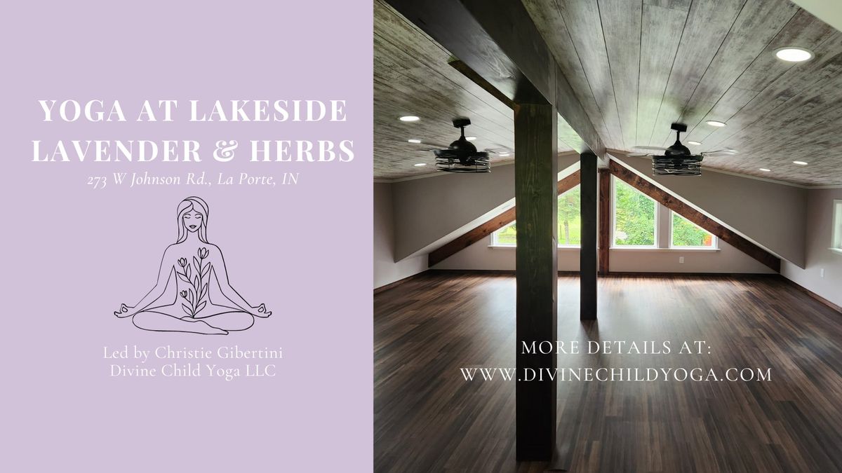 Yoga at Lakeside Lavender