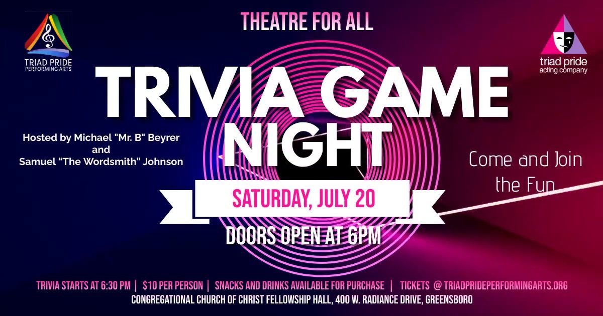 Trivia Game Night Fundraiser for Theatre for All