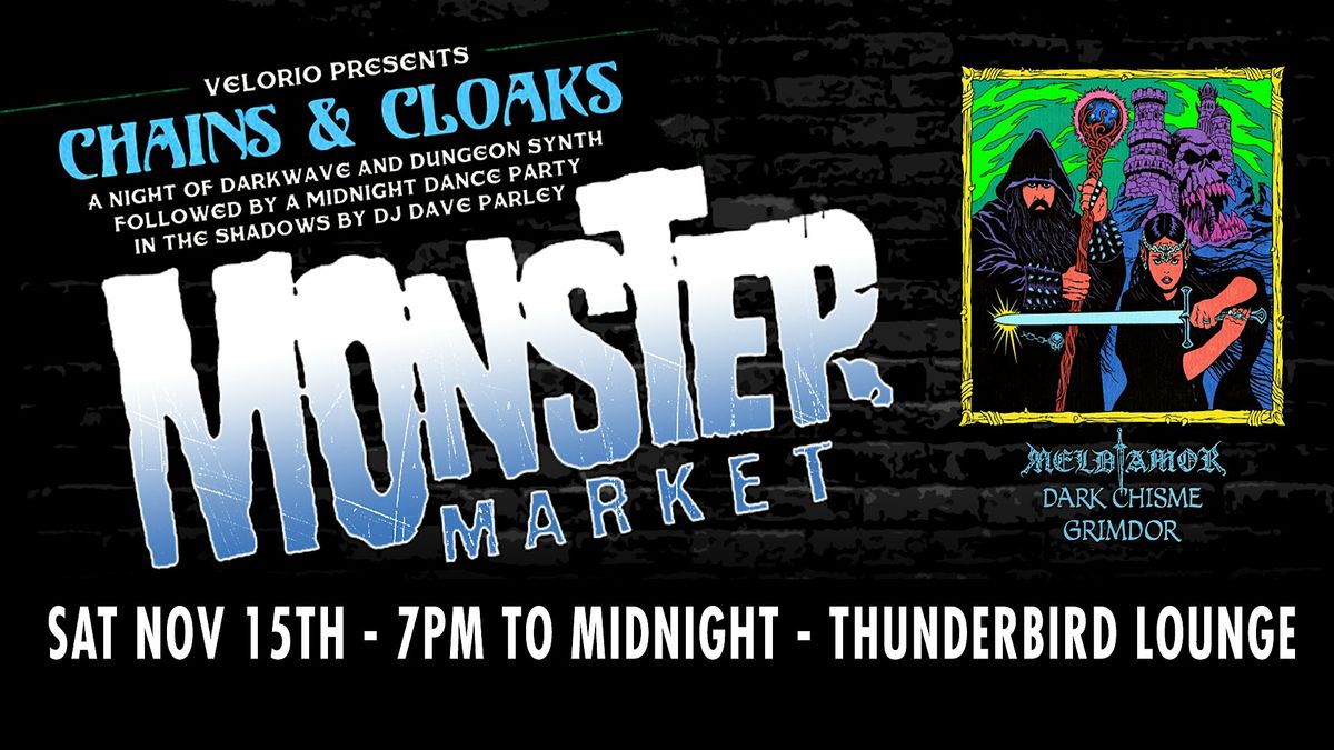 Monster Market -  Darkwave Goth Night w\/ Meldamor & Dave Parley DJ Set