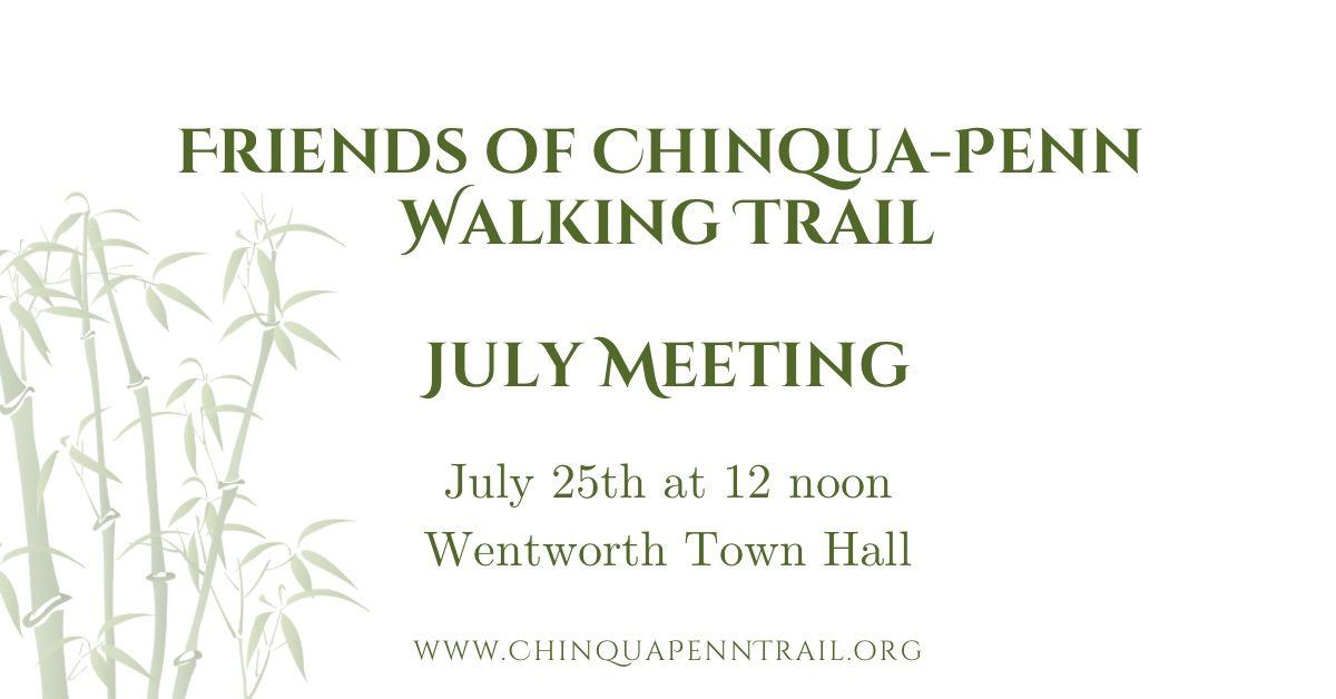 July Friends Of the Trail Meeting 