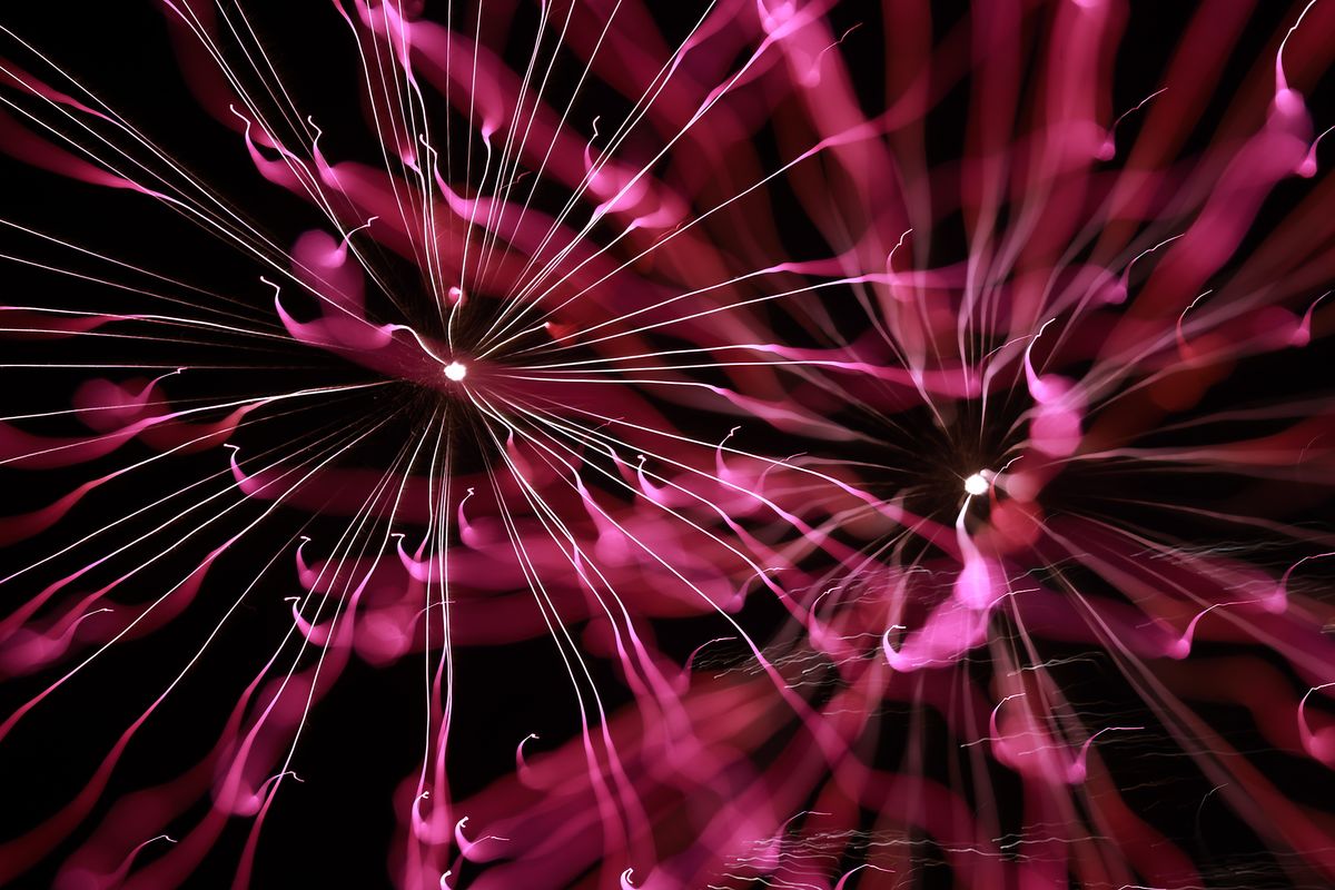 Fireworks at Diwali Fed Square