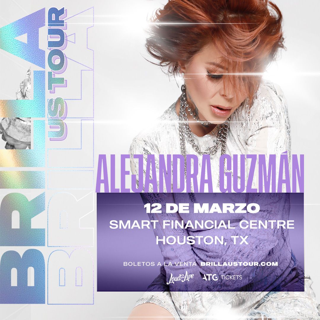 Concierto Alejandra Guzm\u00e1n | Houston | 12 Marzo |  Smart Finantial Centre Sugar Land 