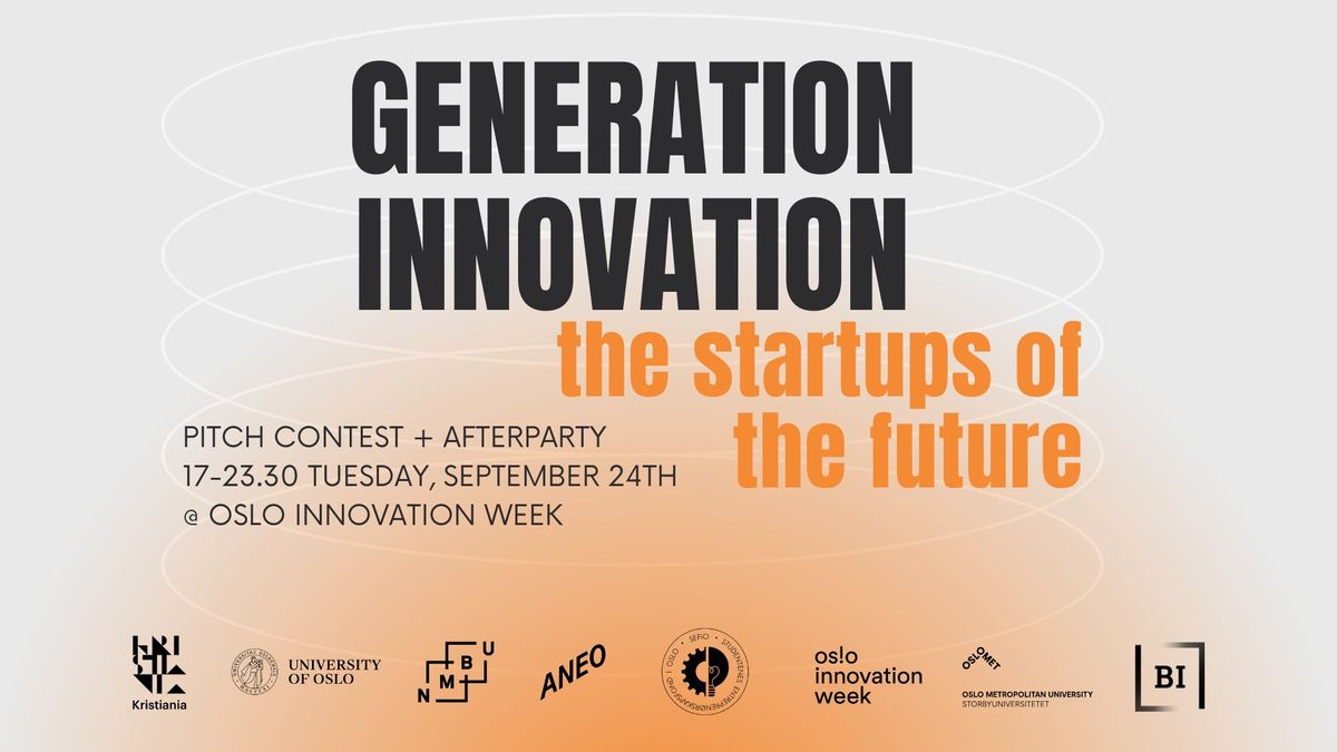 GENERATION INNOVATION: startups of the future