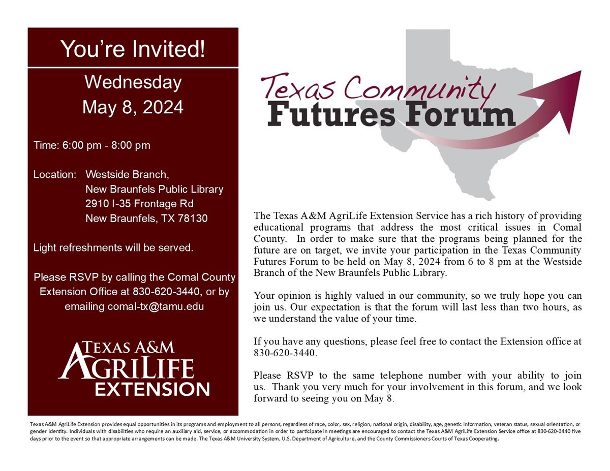 Texas Community Futures Forum (TCFF)