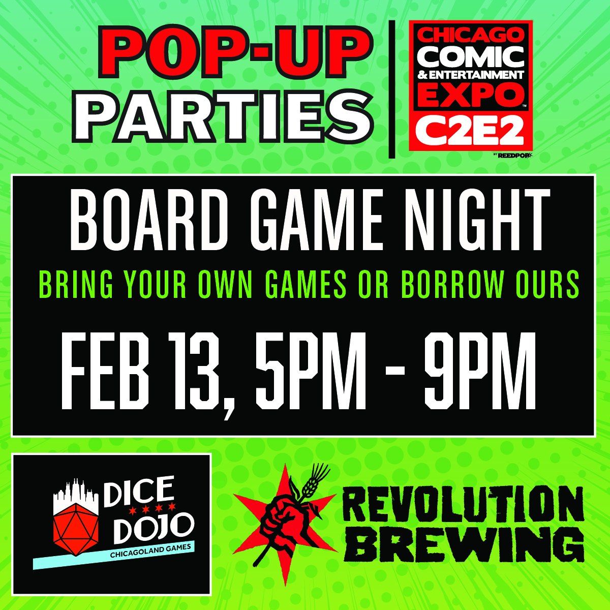 Board Game Night featuring Dice Dojo