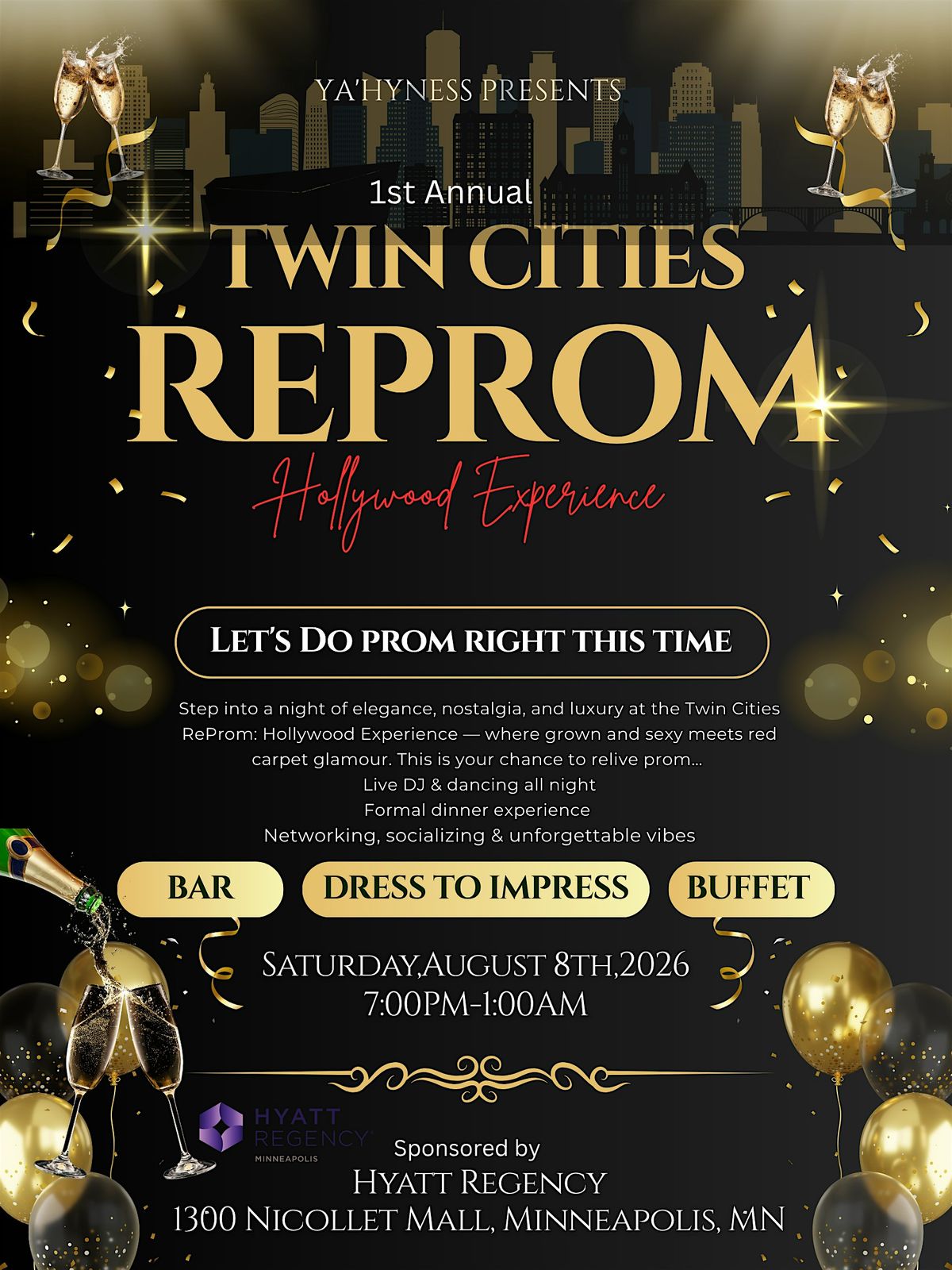 1st Annual Twin Cities ReProm Hollywood Experience