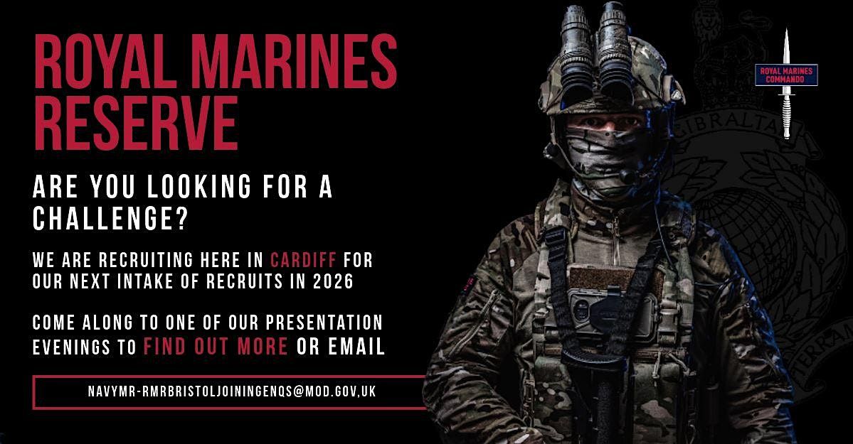 Royal Marines Reserve Recruiting Evening - Cardiff