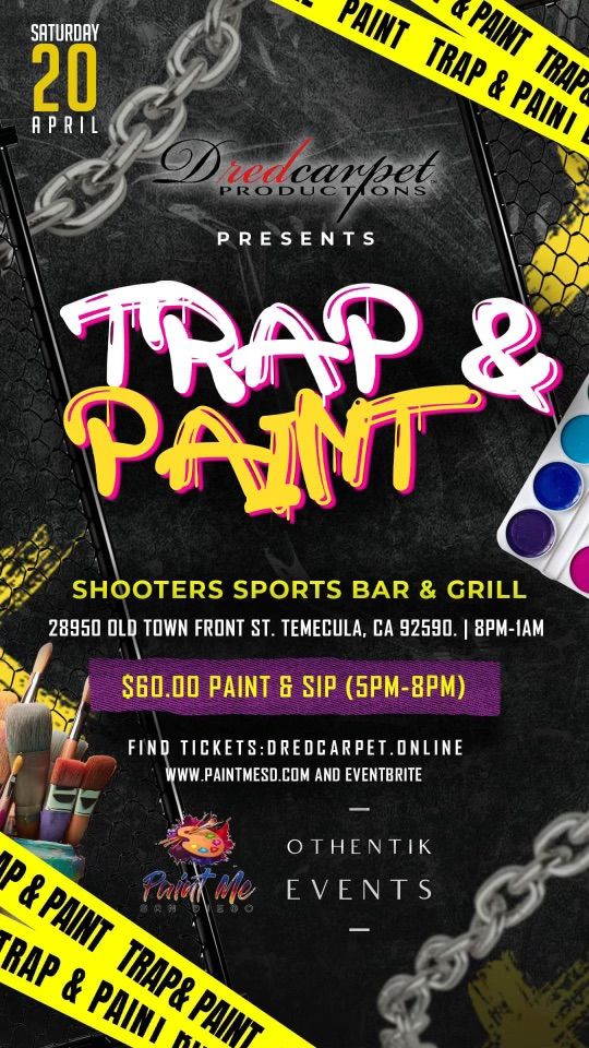 Trap & Paint at Shooters Sports Bar & Grill