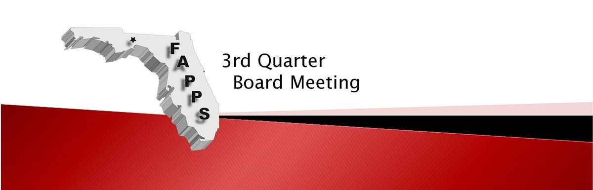 3rd Quarter Board Meeting\/23rd Professional Beach Getaway