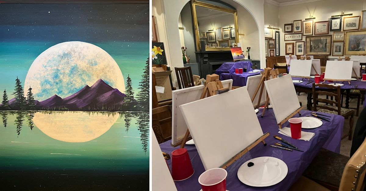 Paint, Wine and Platter  Night - Haywards Heath - 'Peaceful Reflections'