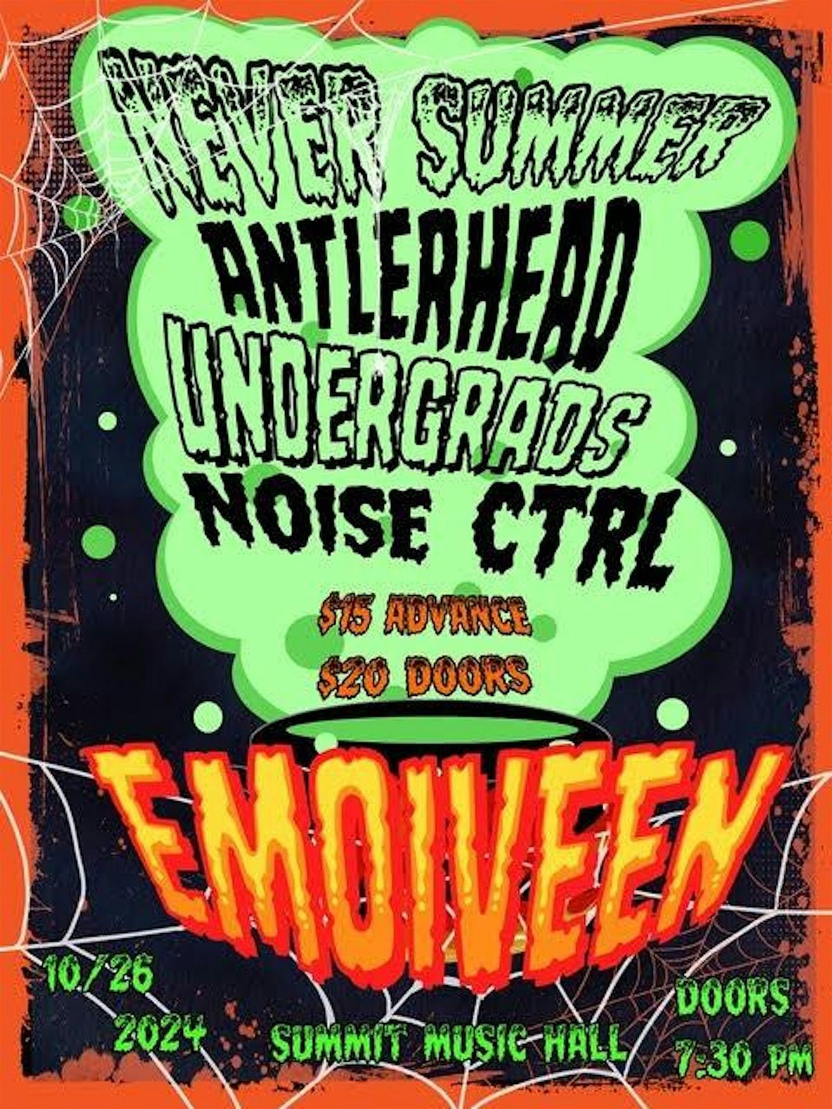 EMOWEEN ft. Never Summer, Undergrads, Noise Ctrl, Antlerhead @ The Summit