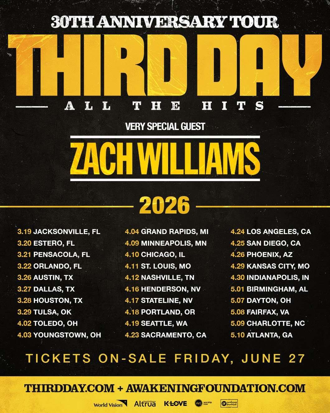 Third Day & Zach Williams