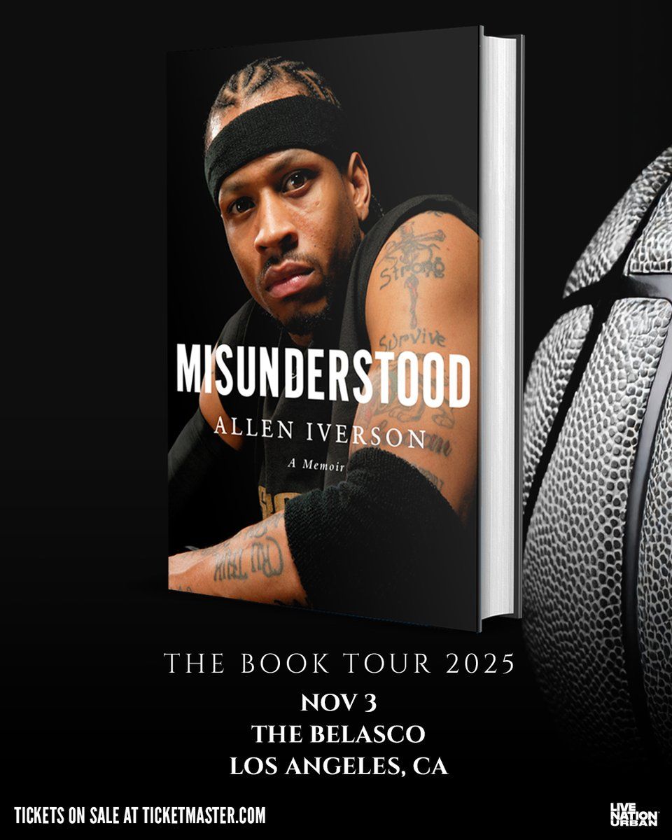 Allen Iverson - Misunderstood Book Tour