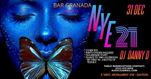 NYE Celebration w/ DJ Danny D, Bar Granada, Dayton, 31 December to 1 ...