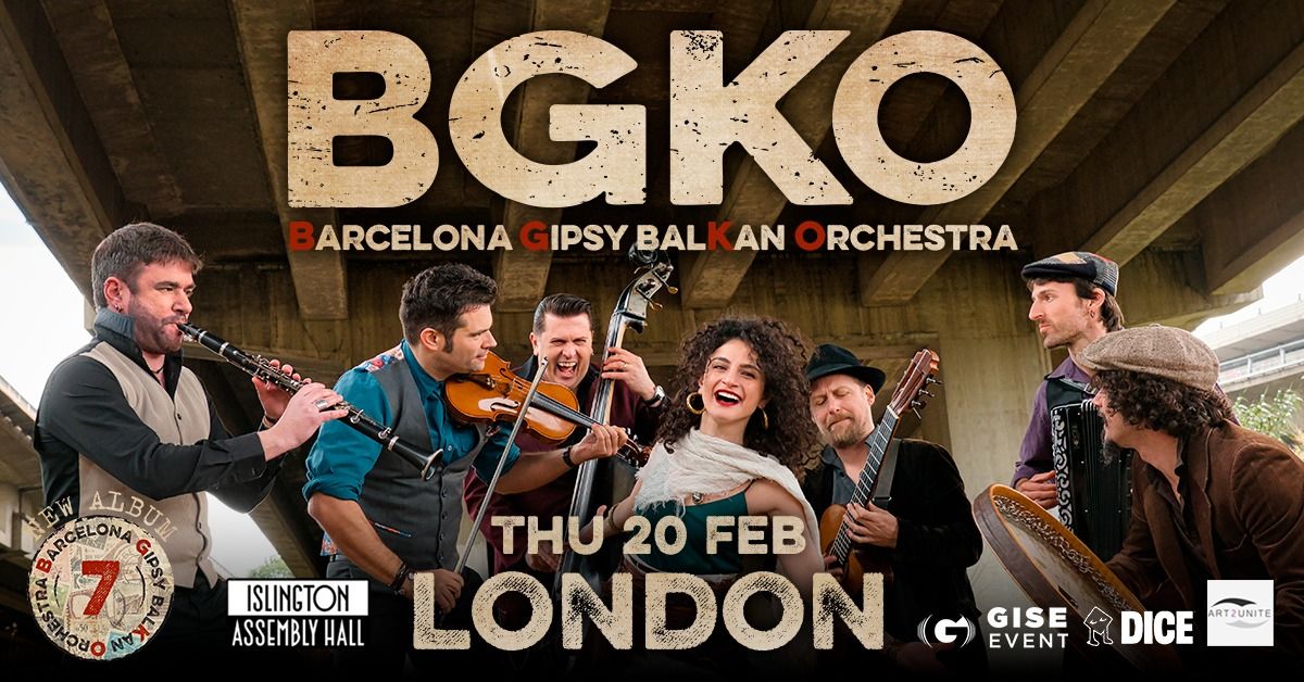 Barcelona Gipsy balKan Orchestra . London . Islington Assembly Hall