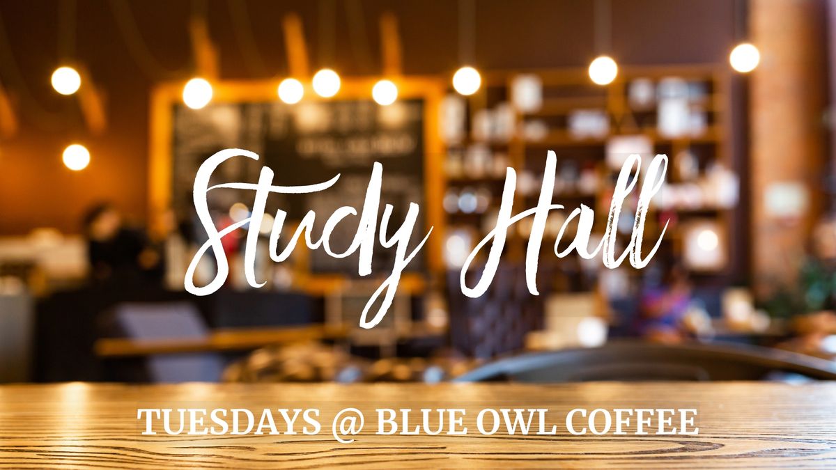 STUDENTS!! Study Hall @ Blue Owl Coffee