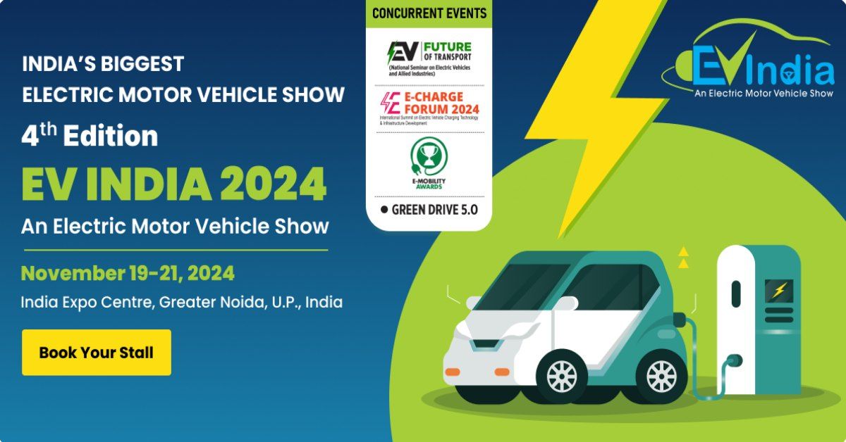 EV INDIA EXPO 2024 - 4th Edition | An Electric Motor Vehicle Show