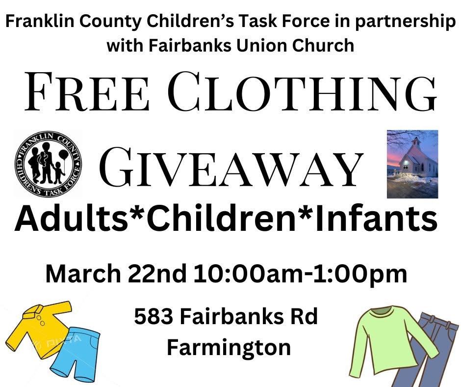 Free Clothing Giveaway