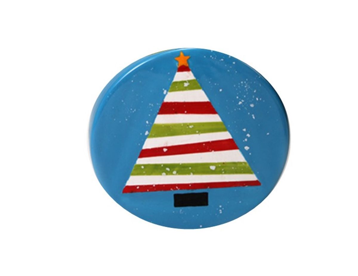 Ceramic ART - Funky Tree Dinner Plate