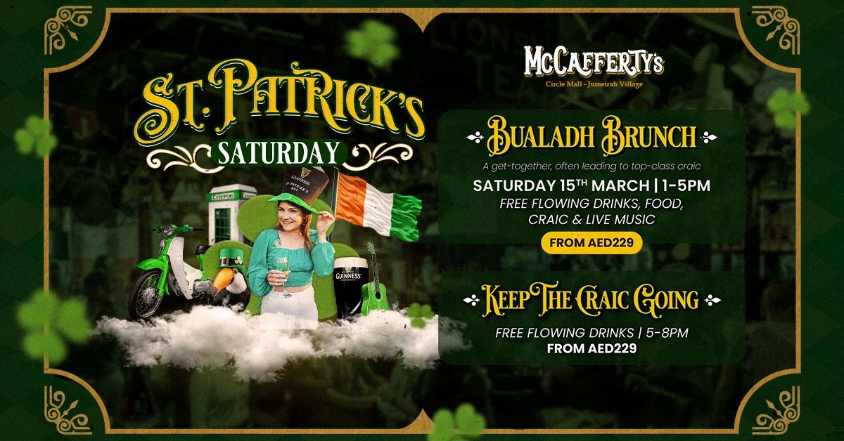 Saturday Brunch - Paddy's Weekend Special