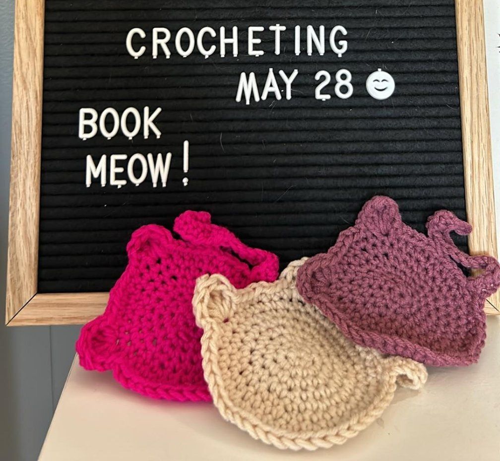 Crafts w Cats - Crochet Kitty Coasters