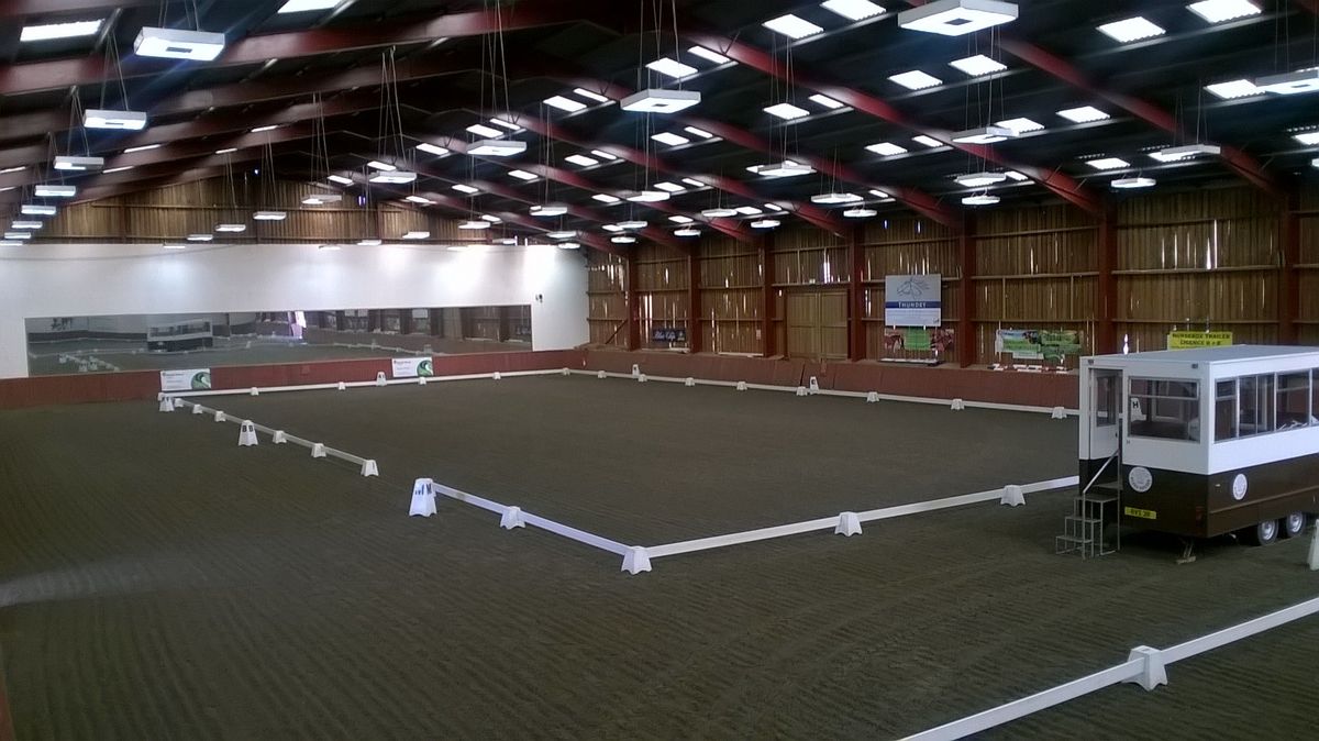 Short Dressage Arena Hire - Mirror End