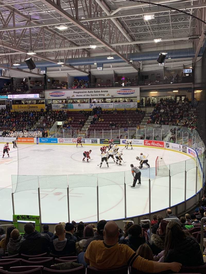 Barrie Colts at Sarnia Sting at Progressive Auto Sales Arena