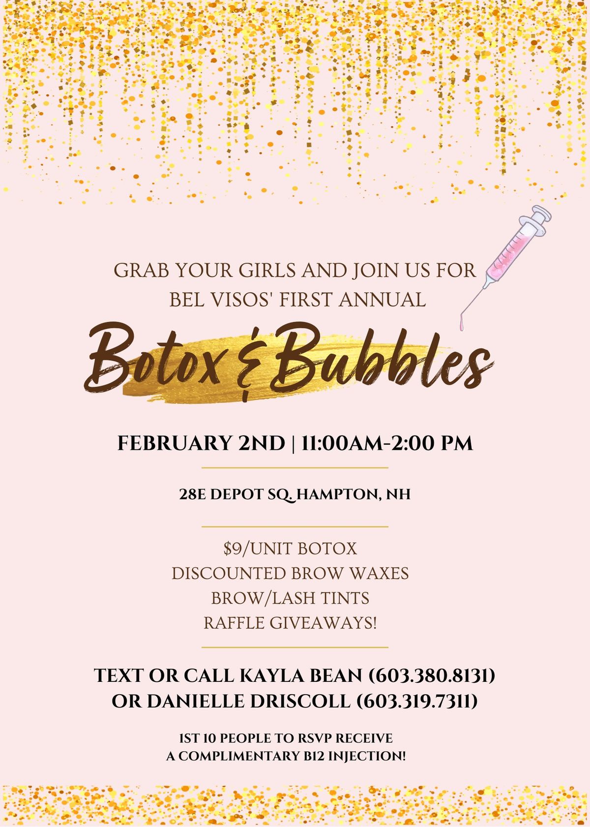 Bel Viso\u2019s Botox and Bubbles Event