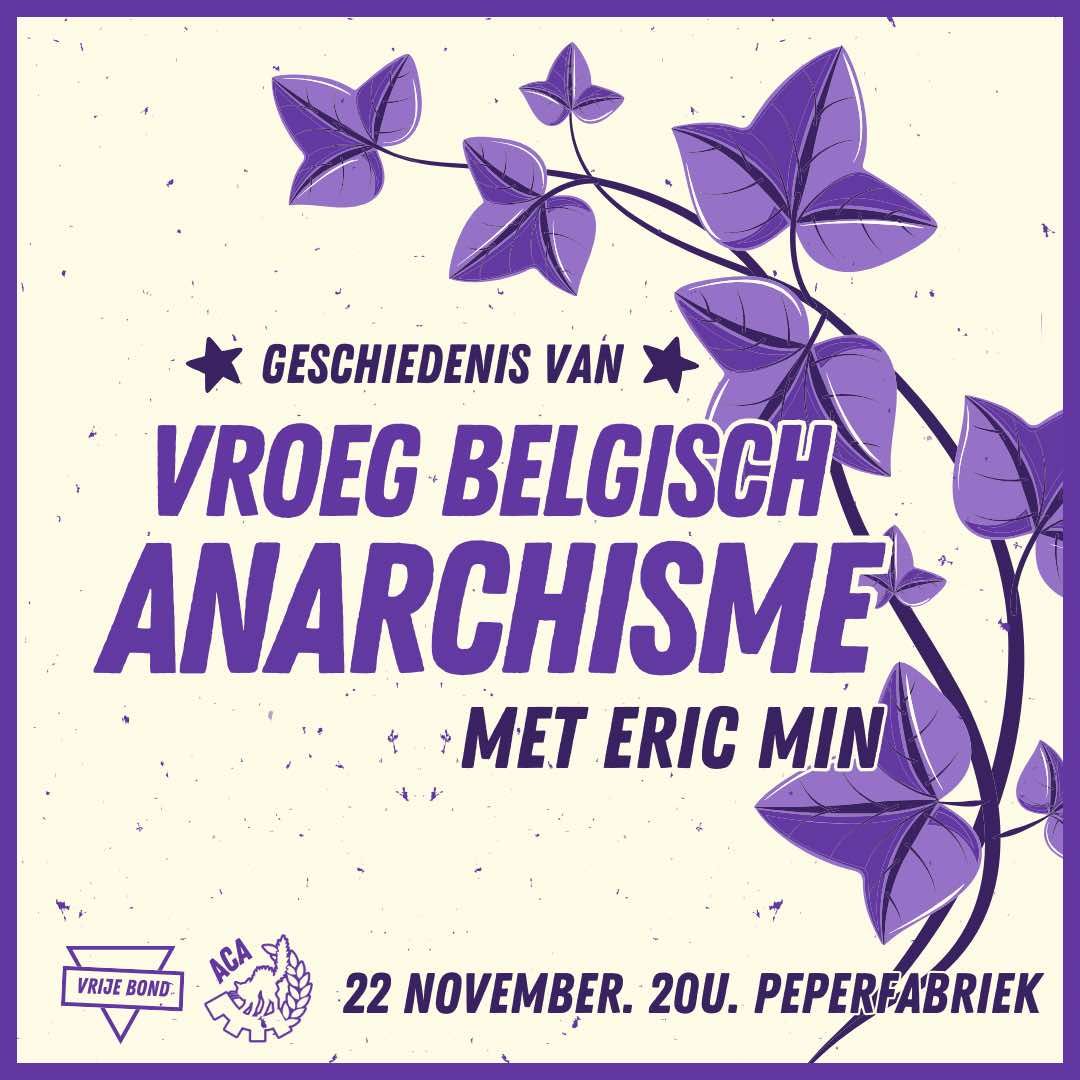 Eric Min over Belgisch anarchisme rond 1900 (volzet)