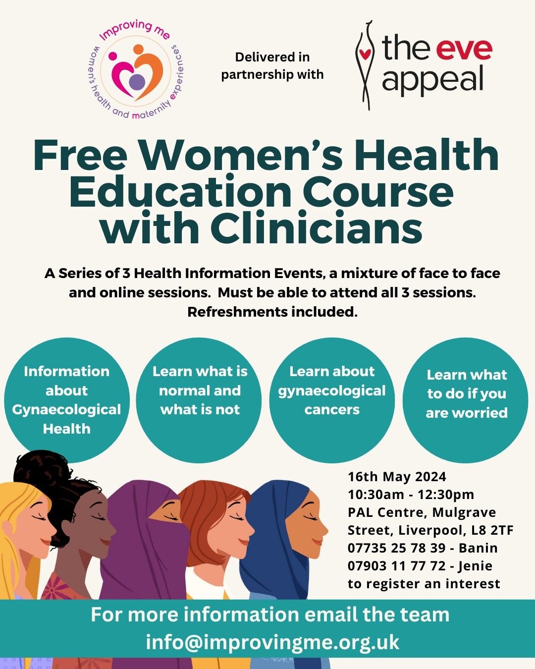 Women's Health Education Course with Clinicians - Free Event