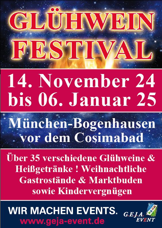 Gl\u00fchwein- Festival im Weihnachtszauberwald M\u00fcnchen - Bogenhausen