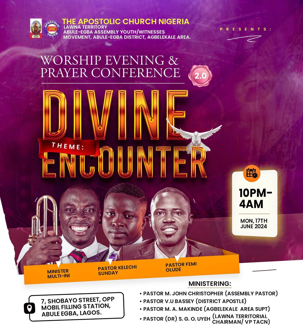 Divine Encounter (Worship Evening & Prayer Conference)