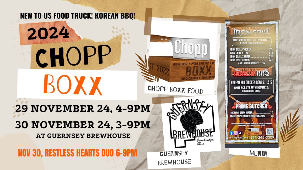 Chopp Boxx at Guernsey Brewhouse