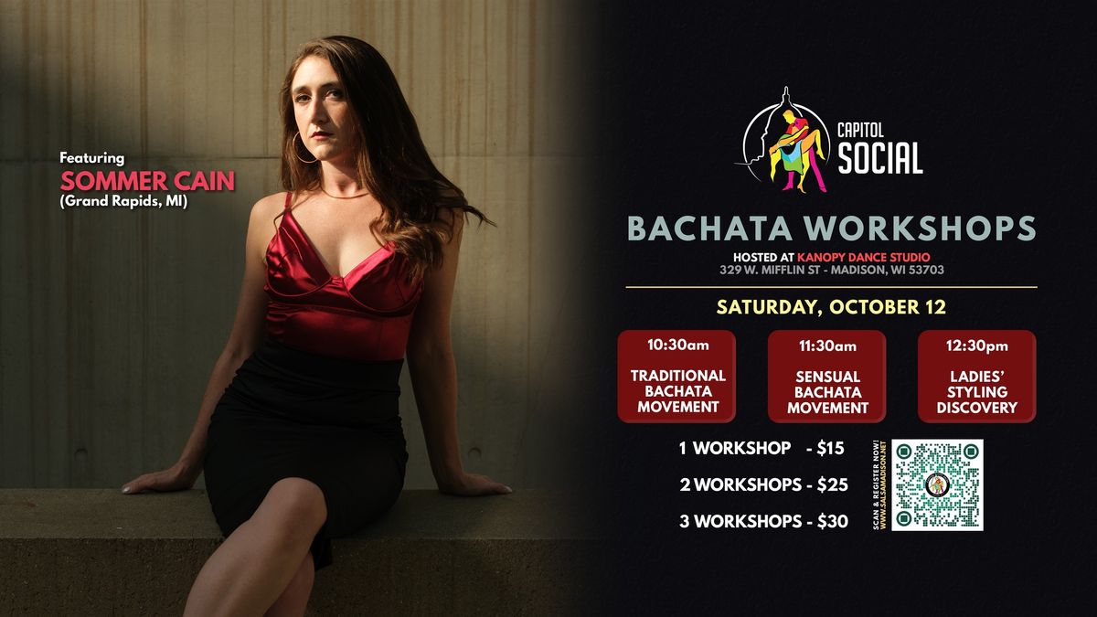 BACHATA Workshops w\/ Sommer Cain (10\/12\/2024)