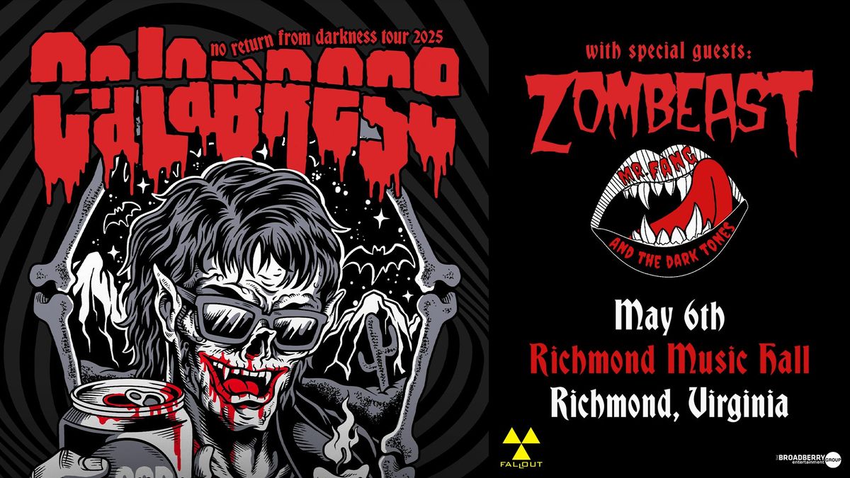 Calabrese & Zombeast w\/ Mr. Fang & The Dark Tones at Richmond Music Hall 5\/6\/25