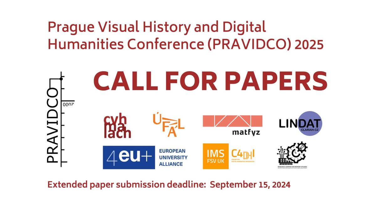 PRAVIDCO - Prague Visual History and Digital Humanities Conference 2025 (15th MALACH Anniversary)