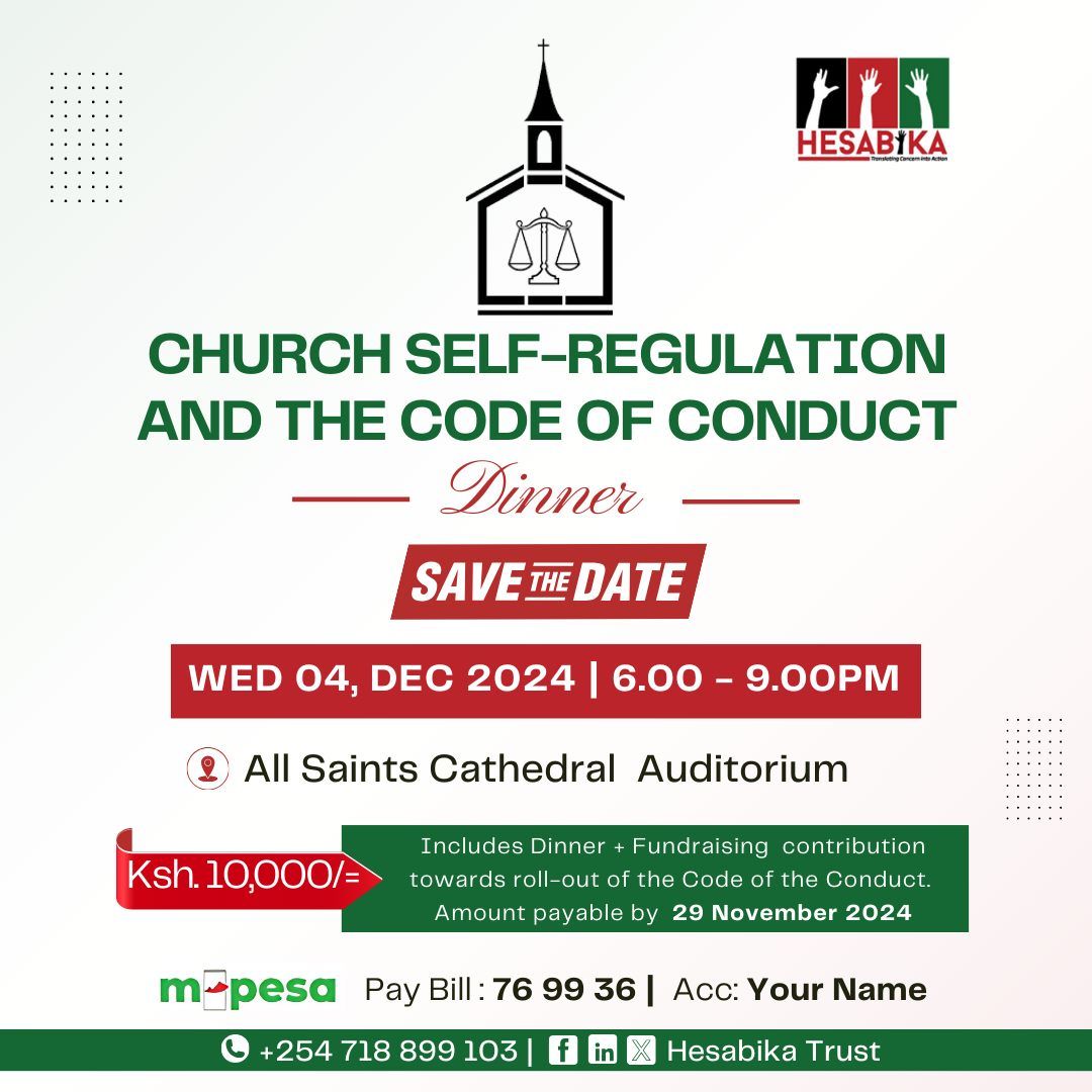 Church Self-Regulation and the Code of Conduct Dinner