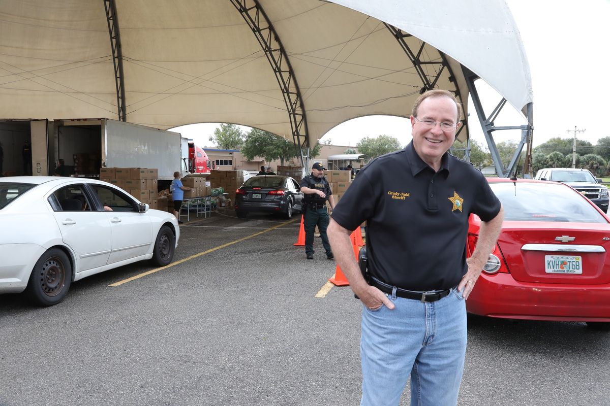 Free turkey giveaway in West Polk