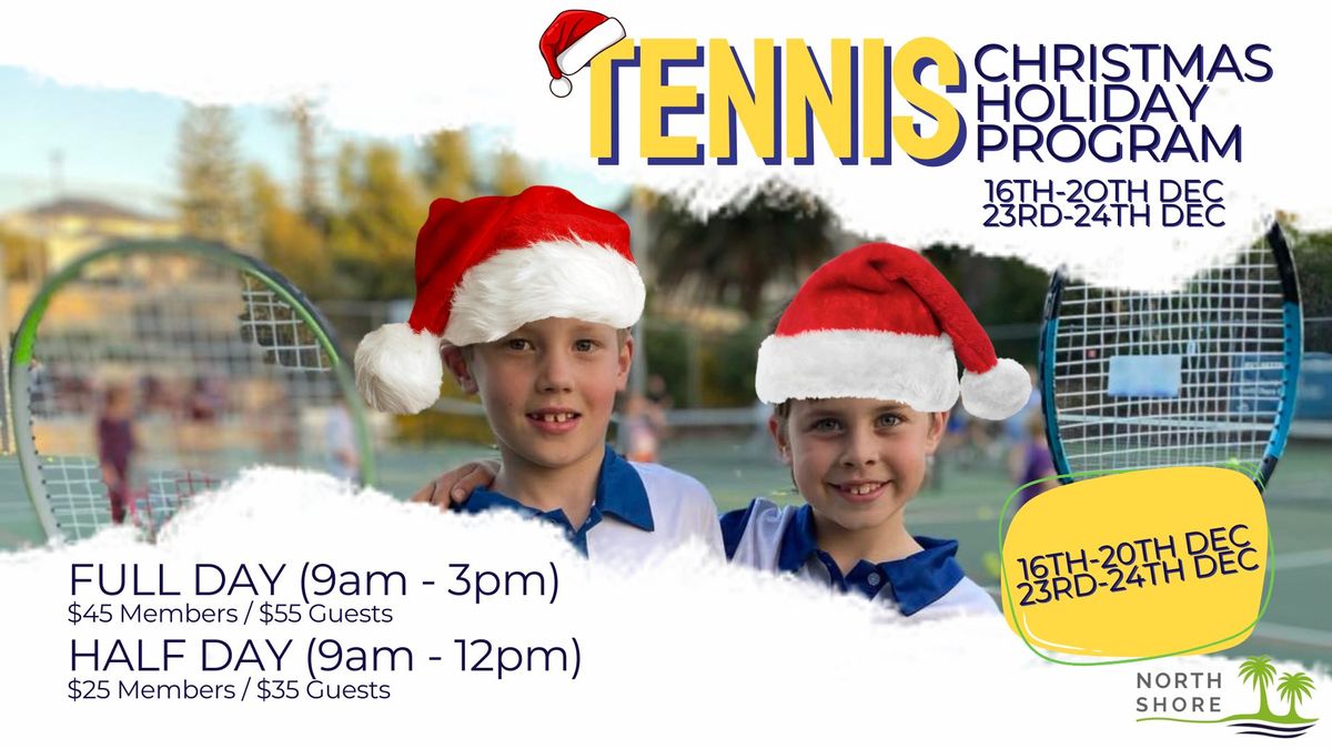 KIDS Tennis Christmas Holiday Program WEEK 1