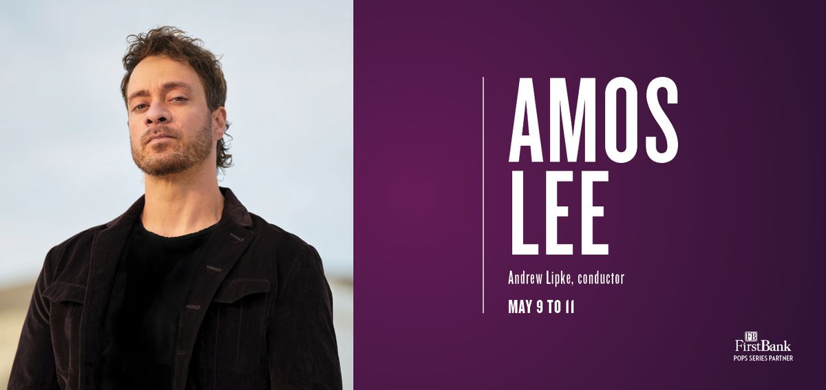 Amos Lee with the Nashville Symphony