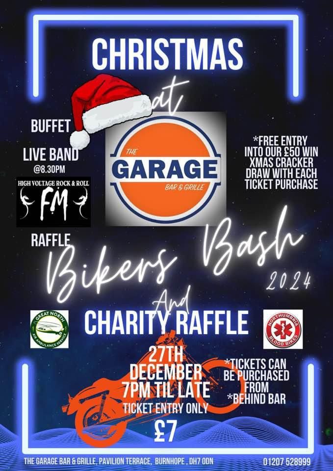 Bikers Christmas bash at the Garage Bar and Grille