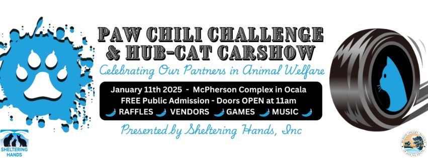 2025 PAW Chili Challenge & Hub-Cat Car Show