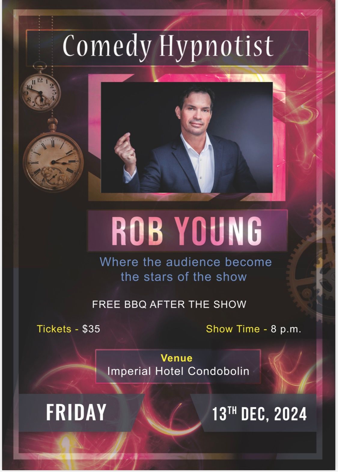 Rob Young Comedy Hypnotist 