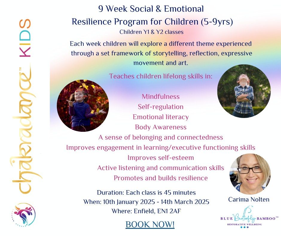 Chakradance Kids Wellbeing Program